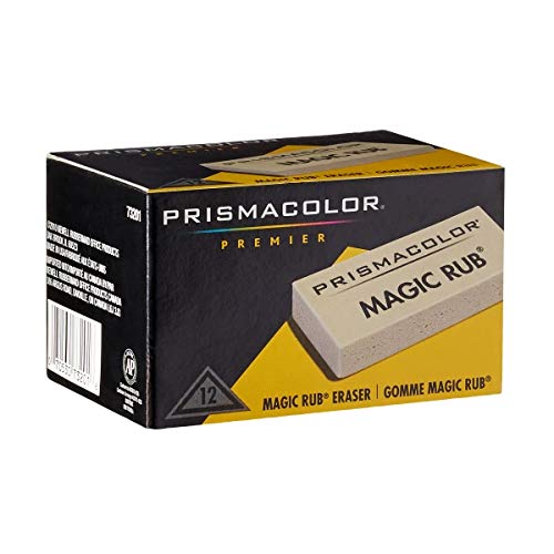 PRISMACOLORMagic Rub Eraser, No. 1954, 12 pieces, 1 box