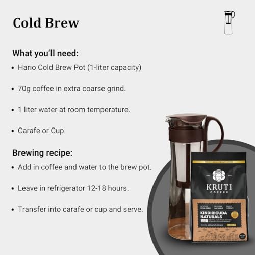 Image of Kruti Coffee-Specialty Coffee Roasters - Cold Brew Grind 250g | Kalinga Gold - Medium Dark Roast | Arabica Beans | Signature Blend From Koraput | Freshly Roasted