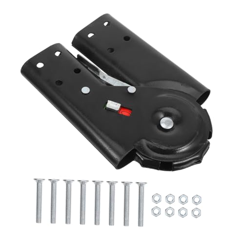 VILLCASE Charnière Pliante En Aluminium Avec Loquet De Verrouillage Robuste Pour Échelle Télescopique Accessoires Joint D'Échelle 6.69X4.72X0.87 Pouces