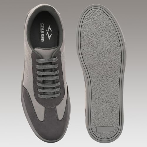 Image of Cruiser Mens 2533 Sneaker for Men | Lightweight & Comfortable | Stylish Lace-Up Casual Footwear with Cushioned Insole | Perfect for Versatile Outfits (2533)