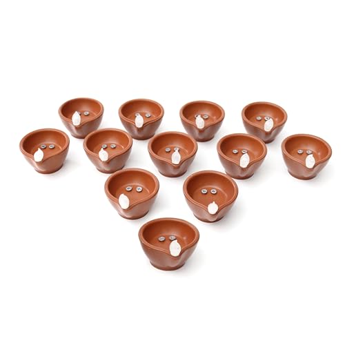EYUVAA LABEL Diyas for Office & Home Decoration (Pack of 48)