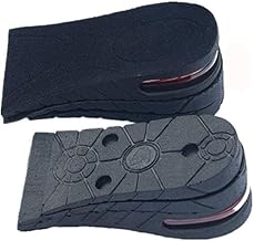 Unisex 3 Layer Half Pad Insoles - 6CM- 1 Pair Ultra-Soft Breathable Cushioning Inserts for Men & Women Adjustable Insole With Full Protection Slip-Proof Heightening Insole