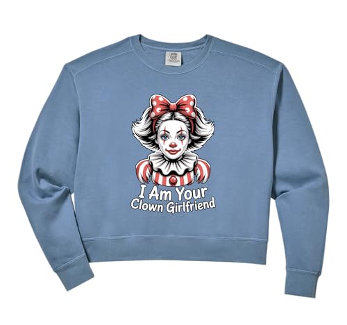 Womens I Am Your Clown Girlfriend Clowns Face Circus Girl