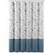 Zebra Print Shower Curtain - Waterproof Polyester, Black & White Farmhouse Style, 72x72 Inches - View #9