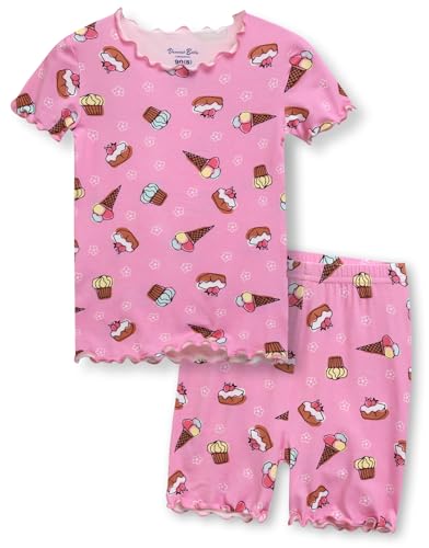 Vaenait Toddler Girls Boys Kids Girls Boys Animal Flower Patern Sleepwear Pajamas Summer Viscose Pjs