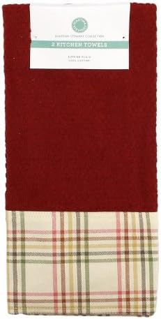 Martha Stewart Collection Autumn Plaid Kitchen Towels (Set of 2)