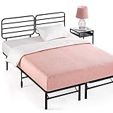 ZINUS SmartBase Mattress Foundation with Headboard / 14 Inch Metal Platform Bed Frame / No Box...