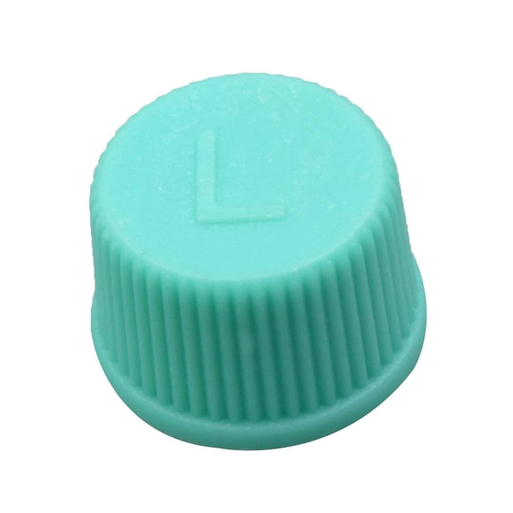 Replacement Valve Caps for Car Air Conditioning, Leakproof R134a AC System Charging Port Caps (Low Pressure)