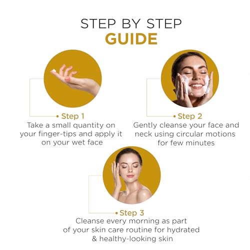 Image of Oshea Herbals Rice Water Brightening Foaming Cleanser for Women & Men | Removes Impurities, Boosts Hydration & Brightens Skin | Enriched with Niacinamide & Aloe Vera | All Skin Types - 100 ml