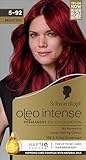 Schwarzkopf Oleo Intense Permanent Oil Colouration 5-92 Bright Red, Ammonia Free Hair Dye, 100% Grey Coverage, Intense, Long-lasting Colour, Supreme Care Complex with Natural Oils