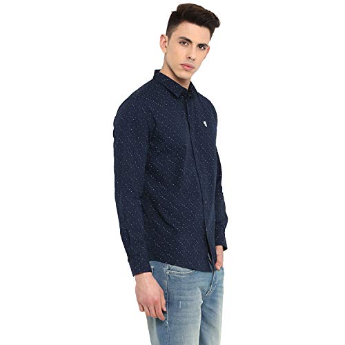Image of Red Tape Men's Printed Regular Fit Casual Shirt