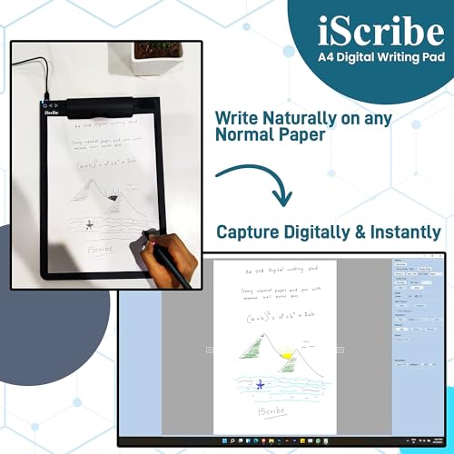 Image of 15 Inch A4 Digital Writing Portable Tablet Pad with Pen, USB Supported, Electronic Handwriting Pad for Teachers, Doctors, Online Classes, Corporate Meetings, Note-Taking, and Presentations.