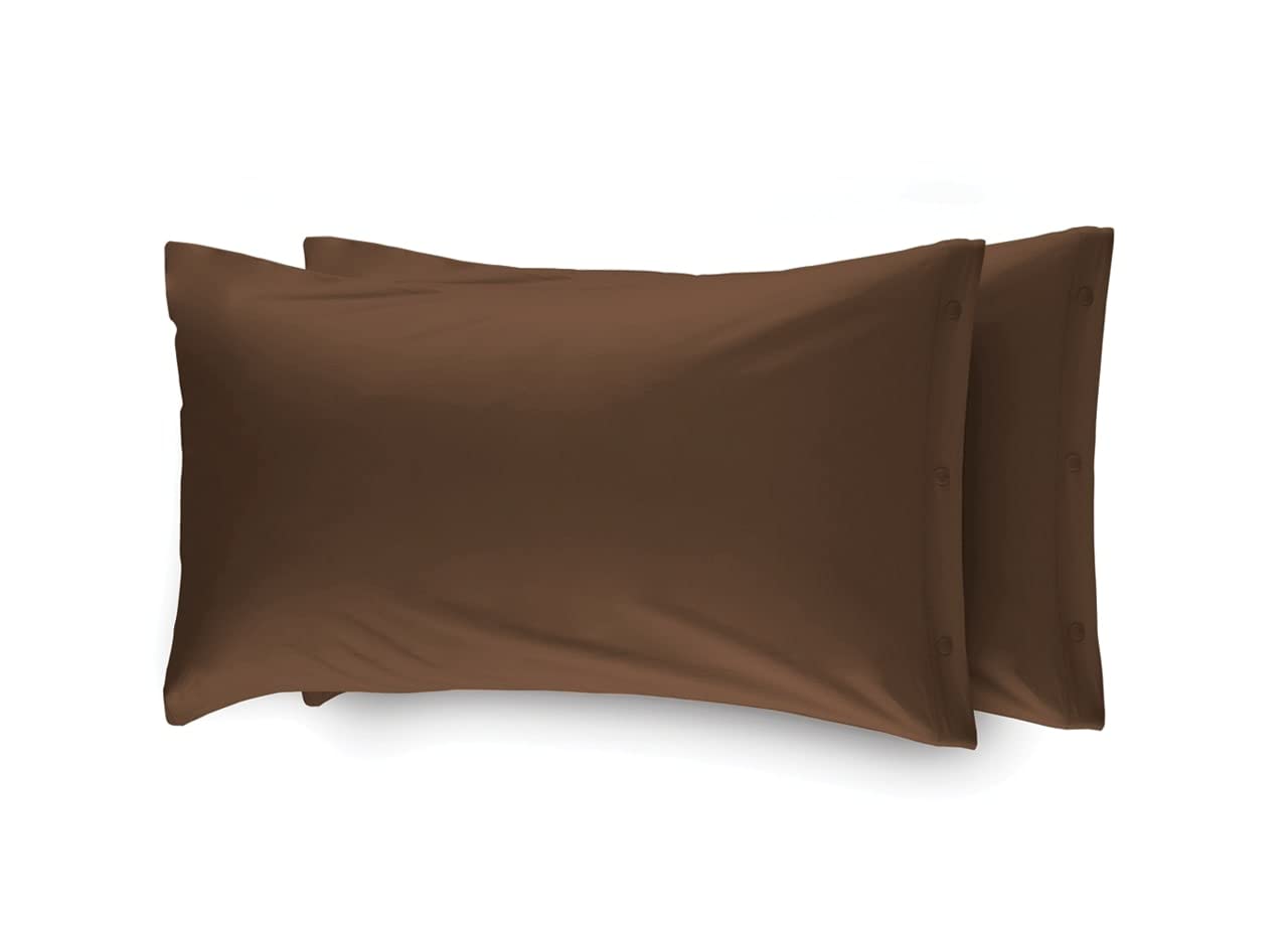 BIANCHERIAWEB Claire Maison Pillowcase Set of 2 Brown 2/50 x 80 cm