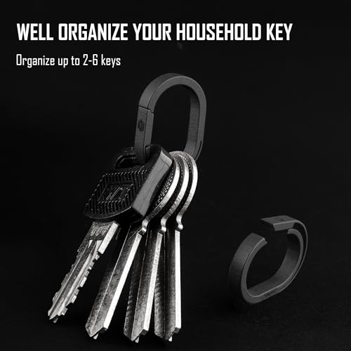Mousquetons KeyUnity Titan EDC détachement rapide clé de maison