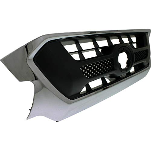 Awpway Grille For 2012-2015 Chrome W/Gray Insert Plastic,Fast Delivery,Excellent Service #TOP2