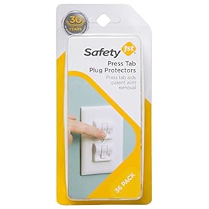 Safety 1st Press Tab Plug Protectors 36 Count (Pack of 1)