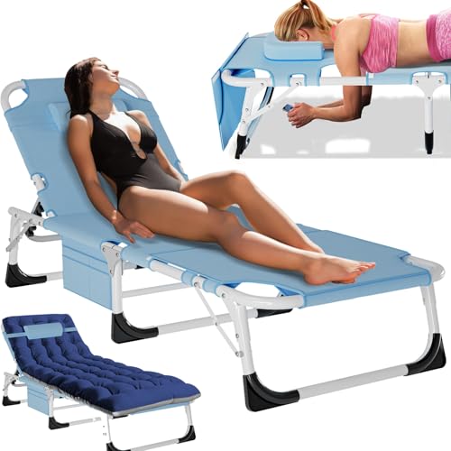 MOPHOTO Tanning Chair 500LBS Support