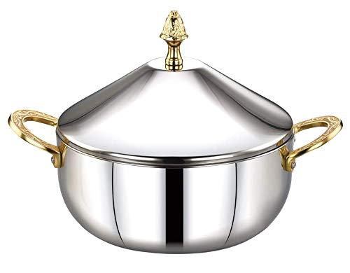 BlackstoneHot Pot Stainless Steel Casserole Rima (7500 ML)
