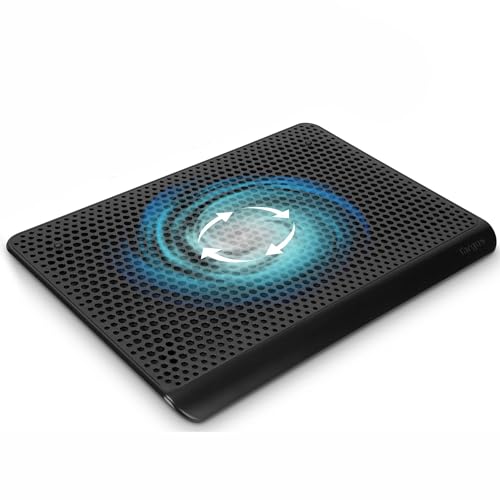 Targus Laptop Cooling Pad, Single Fan, Up To 16 Inch, For Macbook/Pc, Black (Awe69Us)