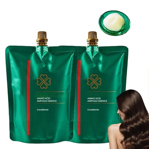 Acondicionador reparador hidratante con aminoácidos, mascarilla capilar reparadora con esencia de 400 ml, leche hidratante con esencia de queratina y polipéptidos