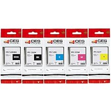 Canon PFI-120MBK, PFI-120BK, PFI-120C, PFI-120M, PFI-120Y, 130ml Ink Tank Set.