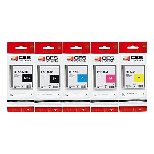 Canon TM-300 TM-305 TM-200 TM-205 PFI-120 130ml Ink Set