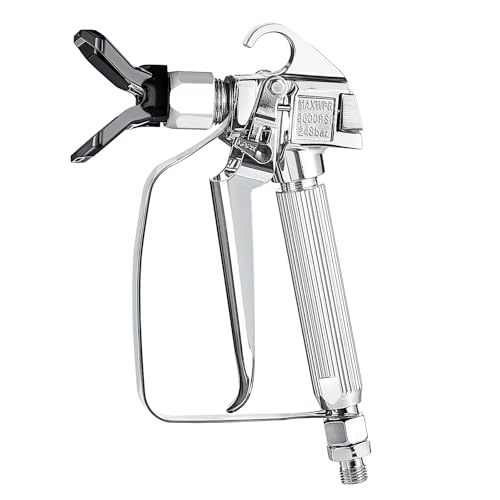 VEVOR Airless Farbspritzpistole, 3600 PSI Hochdruck Airless Farbspritzpistole mit 5 Düsen, 211, 315, 417, 517, 623, Airless Farbspritzpistolen Set mit Filtern & Reinigungsnadel & Bürste