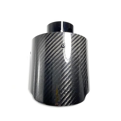 Tuyau d'échappement universel voiture entrée 70mm sortie 101mm embout silencieux