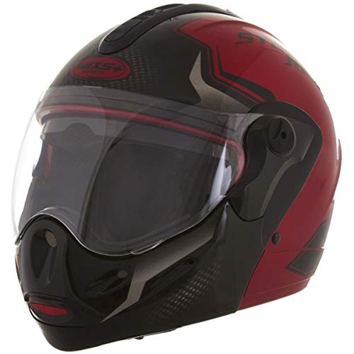 Capacete Mixs Captiva Street Rider 58 Vermelho