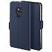 Produktbild YATWIN Handyhülle für Huawei Mate 20 X Hülle Leder Premium Tasche Case für Huawei Mate 20X (5G), Schutzhüllen aus Klappetui mit Kreditkartenhaltern, Ständer, Magnetverschluss, Blau