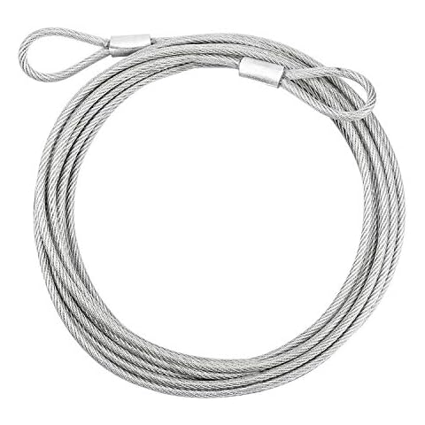 5M Cable Railing Steel Wire PVC Coated Heavy Duty 304 Stainless Steel Cable Rope Hanging Wire Cover