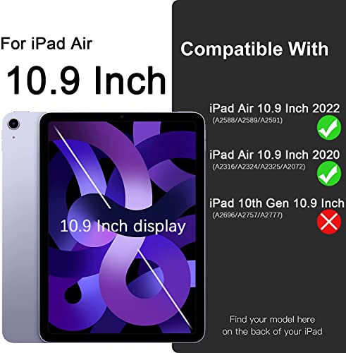 Vobafe Case for iPad Air 11 Inch Case M4/M3/M2(2026/2025/2024), iPad Air 5th 4th Generation(2022/2020 10.9 Inch - Image 2
