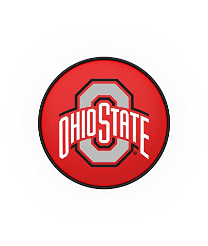 HBS L7C1 Ohio State 25\" Double-Ring Swivel Counter Stool with Chrome Finish - Thumbnail 3