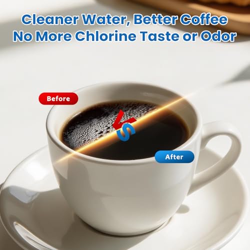 Image of 6-Pack Coffee Machine Water Filter Replacement Compatible with DeLonghi DLSC002, for Magnifica Evo, Dinamica Plus, Eletta Explore, ECAM, ETAM, ESAM Series Espresso Machines
