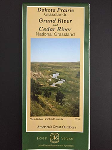 Dakota Prairie, Grand River, Cedar River National Grasslands Map - Waterproof