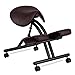 XBSLJ Büro für Kniestühle Ergonomischer Kniestuhl Höhenverstellbare orthopädische Haltung Holzhocker Nackenschmerzen & Wirbelsäulenspannungsentlastung Kniesitz Office Balance Massagestuhl