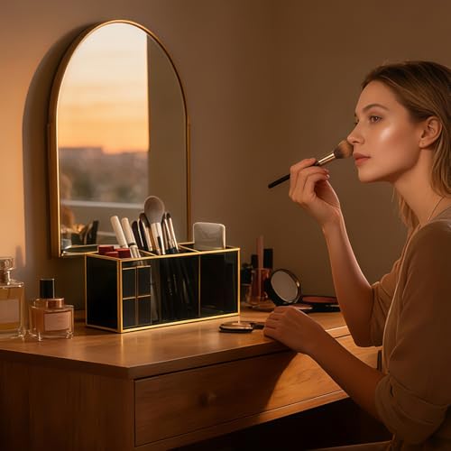 Organiseur de cosmétiques 3 compartiments contre le désordre