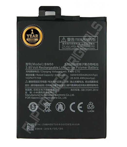 Image of BM50 Battery for Redmi Max 2 MDE40 MD140 Battery with 1 Year Warranty** (DD210)