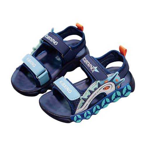 IWIHMIV Toddler Non Slip Sandals Boys Adjustable Strap Open Toe Summer Outdoor Thick Sole Sport Beach Sandals2