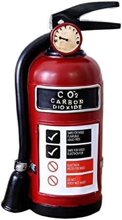 GeekGoodiesFire Design Antique Decorative Showpiece with Money Piggy Coin Bank - Red