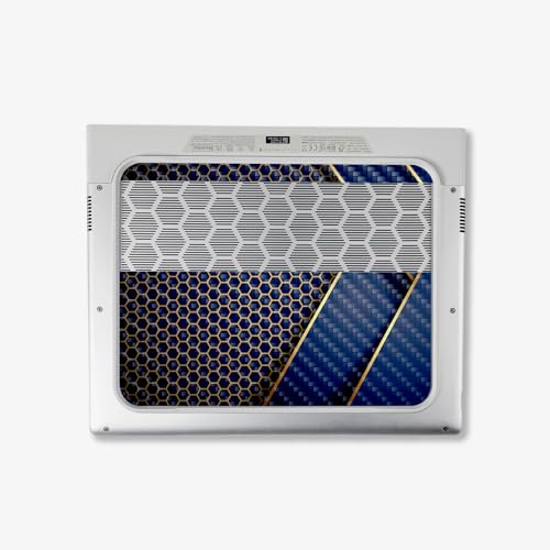 Image of MightySkins Carbon Fiber Skin Compatible with Alienware X14 R2 (2023) Full Wrap Kit - Modern Hex | Protective, Durable Textured Carbon Fiber Finish | Easy to Apply & Change Styles | Made in The USA