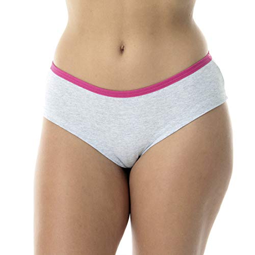 Kit com 5 Calcinhas Sula Algodão Penteado