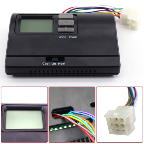 8330D3351 Digital Thermostat, Rv Thermostat Heat/Cool Wall-Mount Black by QHHR - Used condition - Image 3
