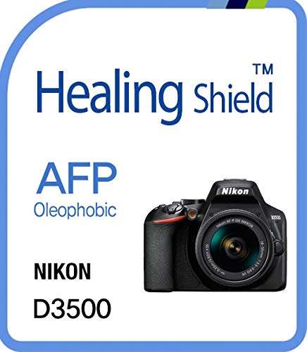 Healingshield �X�L���V�[���t���ی�t�B���� Oleophobic AFP Clear Film for Nikon Camera D3500 [2pcs]