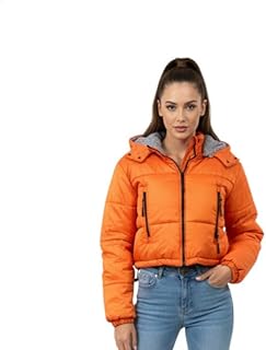 جاكيت قصير انيق للنساء من لافيرا - برتقالي