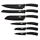 Berlinger Haus Black Rose 6er Set Profi Küchenmesser mit Edelstahlklingen