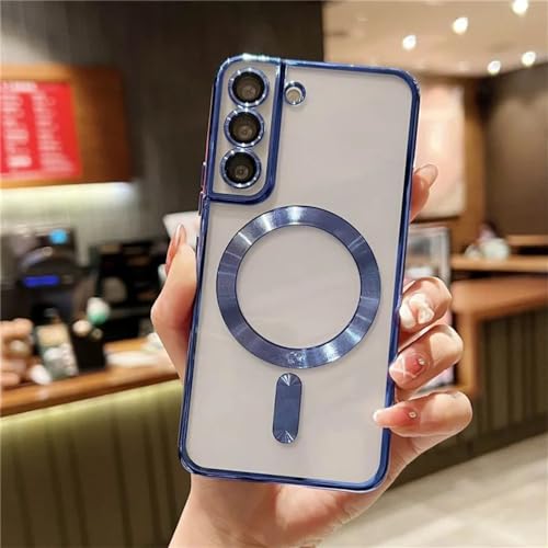 Coque pour Samsung S23 FE antichoc avec étui TPU souple magnétique transparent