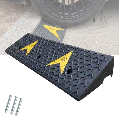 Rampa de Goma para Silla de Ruedas 100x30x11cm Cap. 8818 lbs miniatura 1