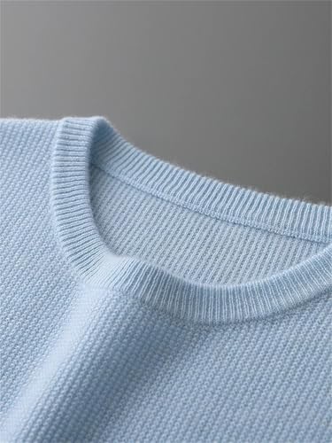 Mnjyihy Men's Wool Sweater Vest Fall Winter Sleeveless Crew Neck Pullover Sweater Basic Warm Knit Waistcoat 5