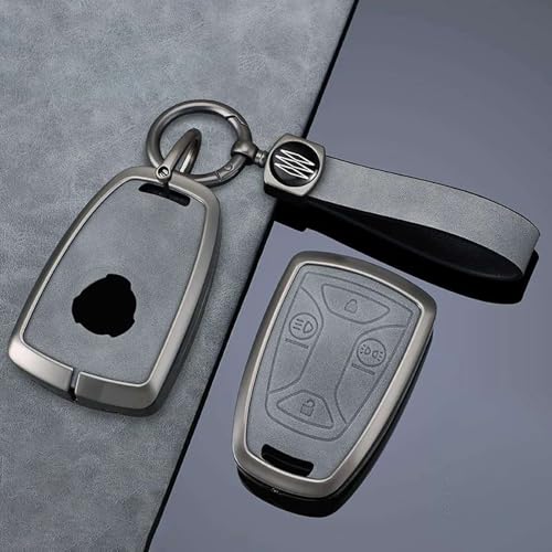 Étui clé Saab Scania cuir et métal accessoire cabine pour routier